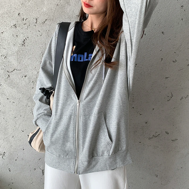 2023 New Harajuku Korean Fashion Loose Autumn and Winter Coat Retro Solid Long Sleeve Hooded All-match Casual Girls BF Fashion
2023 New Harajuku Korean Fashion Loose Autumn and Winter Coat Retro Solid Long Sleeve Hooded All-match Casual Girls BF Fashion