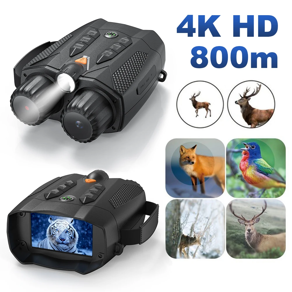 Infrared Digital Night Vision Binoculars 10 X Digital Zoom Digital Night Binoculars 3inch IPS Screen for Outdoor Camping Travel
Infrared Digital Night Vision Binoculars 10 X Digital Zoom Digital Night Binoculars 3inch IPS Screen for Outdoor Camping Travel