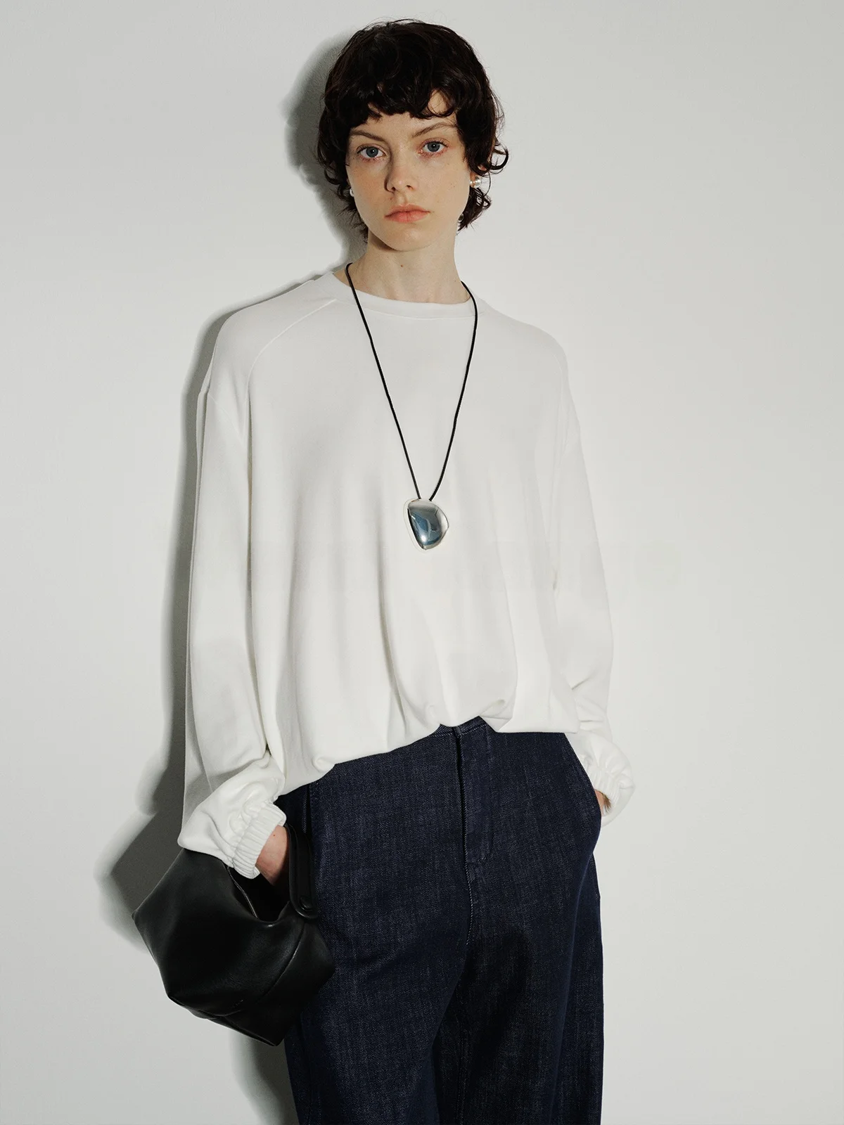 Теплая повседневная свободная футболка с круглым вырезом для женщин, мягкая, приятная к телу, базовый слой, с эластичным поясом, длинный рукав, верхняя одежда
Теплая повседневная свободная футболка с круглым вырезом для женщин, мягкая, приятная к телу, базовый слой, с эластичным поясом, длинный рукав, верхняя одежда