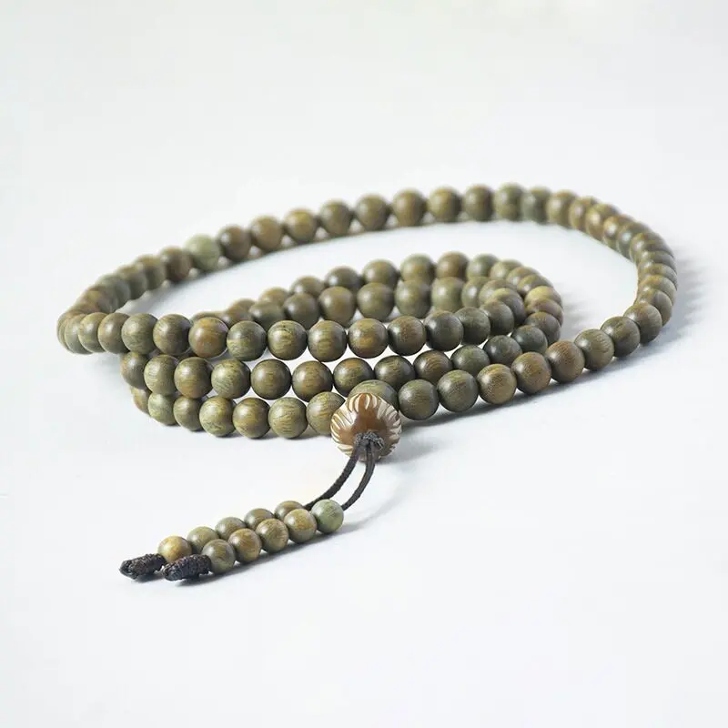 Natural Green Sandalwood 108 Beads Mala Bracelet Handheld for Men Women DIY Lotus Beaded Bracelet Retro Ethnic Style Gifts
Natural Green Sandalwood 108 Beads Mala Bracelet Handheld for Men Women DIY Lotus Beaded Bracelet Retro Ethnic Style Gifts