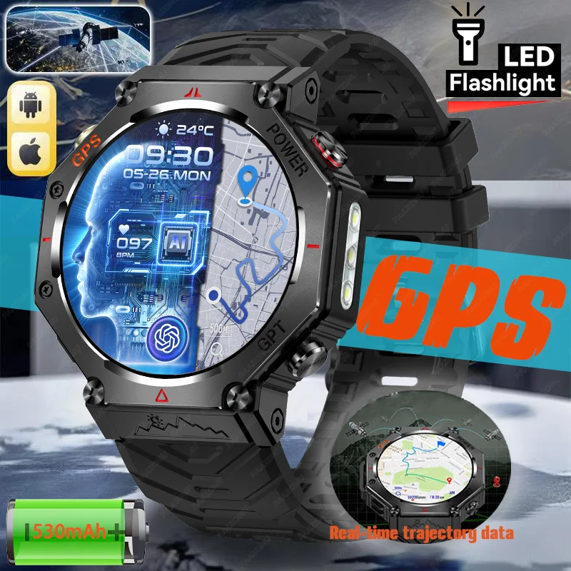 2025 New For xiaomi Men GPS Military Outdoor Smart Watch Compass flashlight 530mAh Battery HD Bluetooth Call Sports Smartwatch
2025 New For xiaomi Men GPS Military Outdoor Smart Watch Compass flashlight 530mAh Battery HD Bluetooth Call Sports Smartwatch