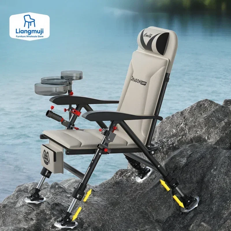 All Terrain European Style Fishing Chair Multifunction Folding Lounger Fishing Chair Camping Outdoor Furniture Silla Pesca FYFC
All Terrain European Style Fishing Chair Multifunction Folding Lounger Fishing Chair Camping Outdoor Furniture Silla Pesca FYFC