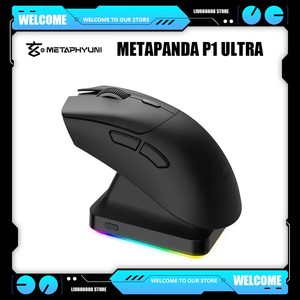 Metapanda P1 Ultra Gaming Mouse 3 Mode PAW3395 2.4G Wireless Bluetooth 26000DPI Customize Mouse Gifts for Office E-sport Gaming
Metapanda P1 Ultra Gaming Mouse 3 Mode PAW3395 2.4G Wireless Bluetooth 26000DPI Customize Mouse Gifts for Office E-sport Gaming