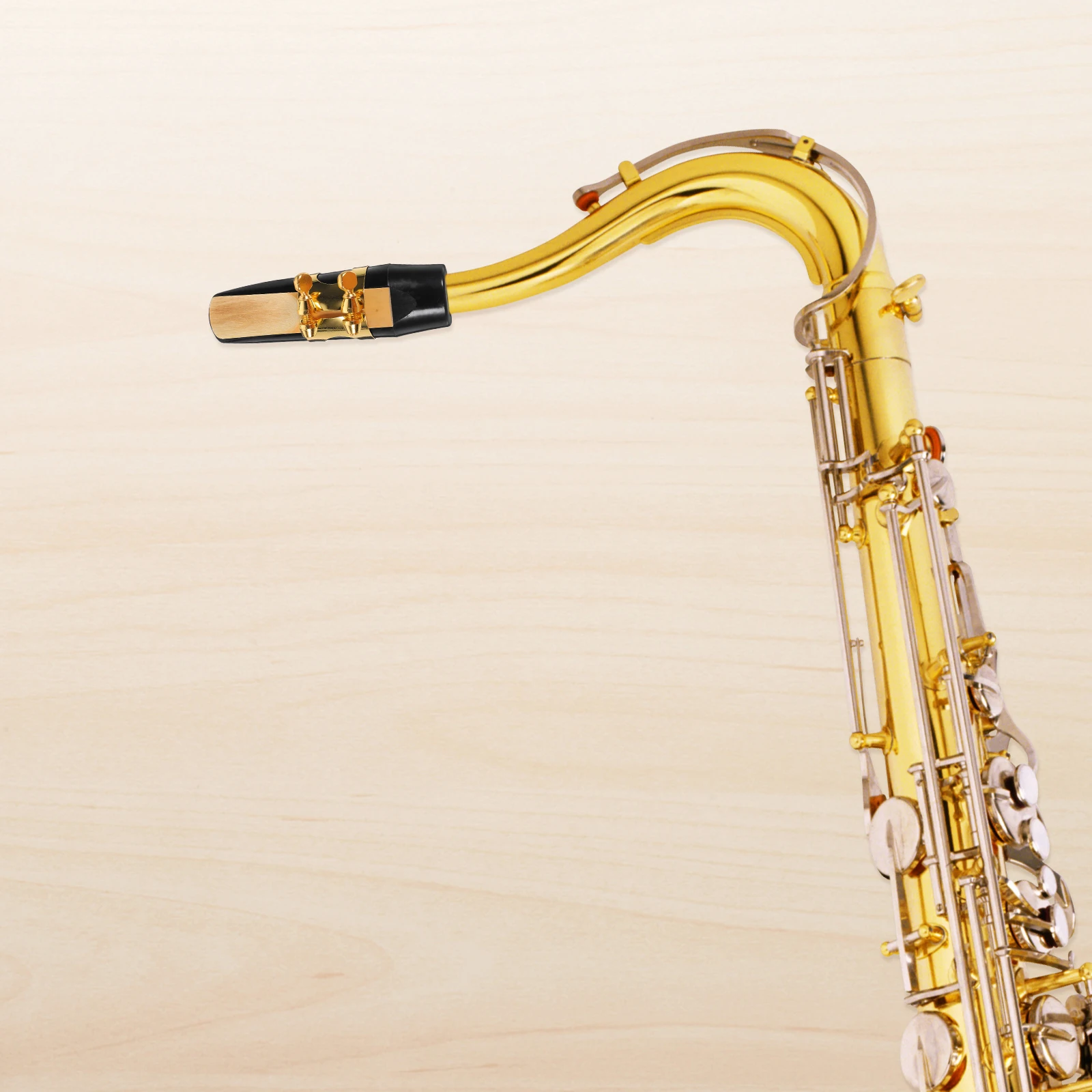Saxophone Mouthpiece for Alto Replacement Metal Plastic Metal Reed 2.5 Strength Black Golden Color Repair
Saxophone Mouthpiece for Alto Replacement Metal Plastic Metal Reed 2.5 Strength Black Golden Color Repair