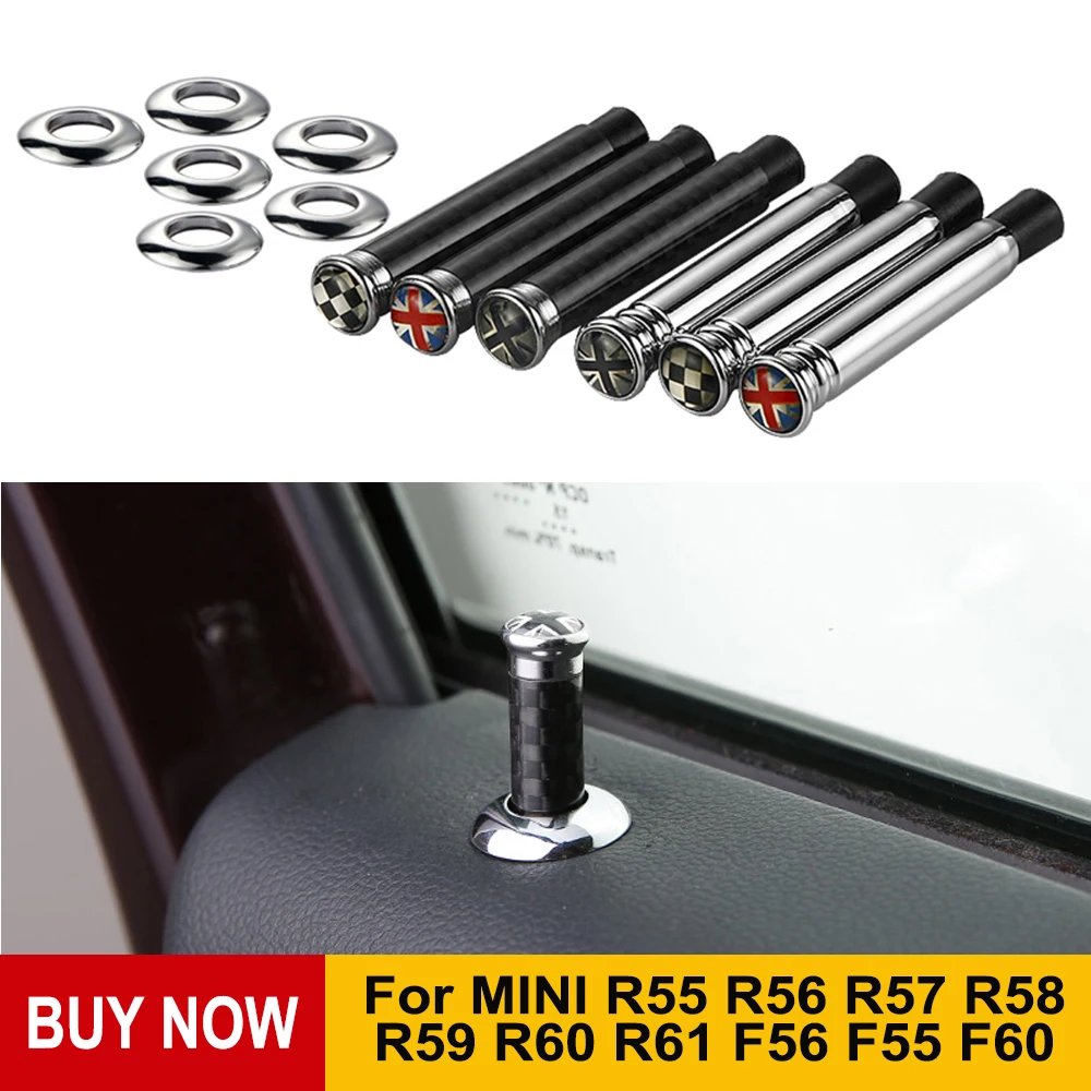 Carbon Fiber Door Lock Pin Knob for Mini Cooper S One JCW Clubman Countryman R55 R56 R57 R58 R59 R60 R61 F56 F55 F60 Car Styling
Carbon Fiber Door Lock Pin Knob for Mini Cooper S One JCW Clubman Countryman R55 R56 R57 R58 R59 R60 R61 F56 F55 F60 Car Styling