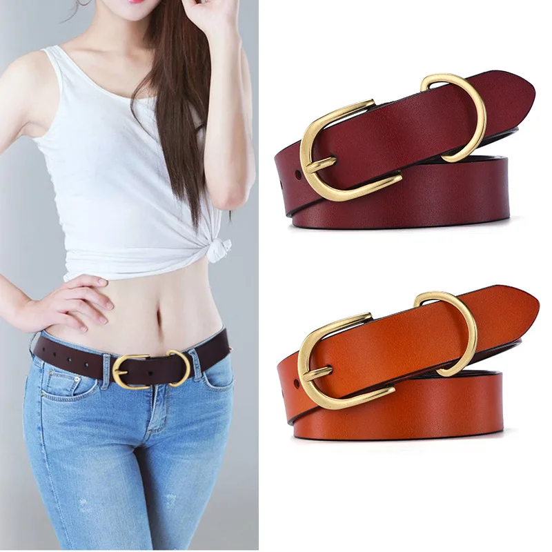 2023 New Belt Women's Leather Pure Cow Leather Fashion Versatile Belt Women's Ins-style Decoration with Suit Simple Jeans Belt
2023 New Belt Women's Leather Pure Cow Leather Fashion Versatile Belt Women's Ins-style Decoration with Suit Simple Jeans Belt