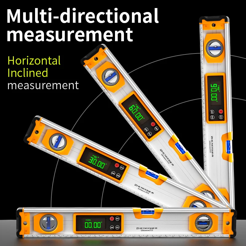 Digital Protractor Angle Finder Inclinometer Magnets Level Angle Slope 0-90 °Electronic Level Ruler 300-1000MM with LED Display
Digital Protractor Angle Finder Inclinometer Magnets Level Angle Slope 0-90 °Electronic Level Ruler 300-1000MM with LED Display