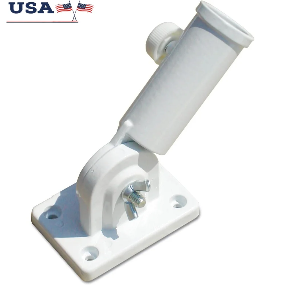 Adjustable Aluminum Flagpole Bracket 1 Inch Diameter Poles with Mounting Hardware 2.375 x 3.5 Inches
Adjustable Aluminum Flagpole Bracket 1 Inch Diameter Poles with Mounting Hardware 2.375 x 3.5 Inches