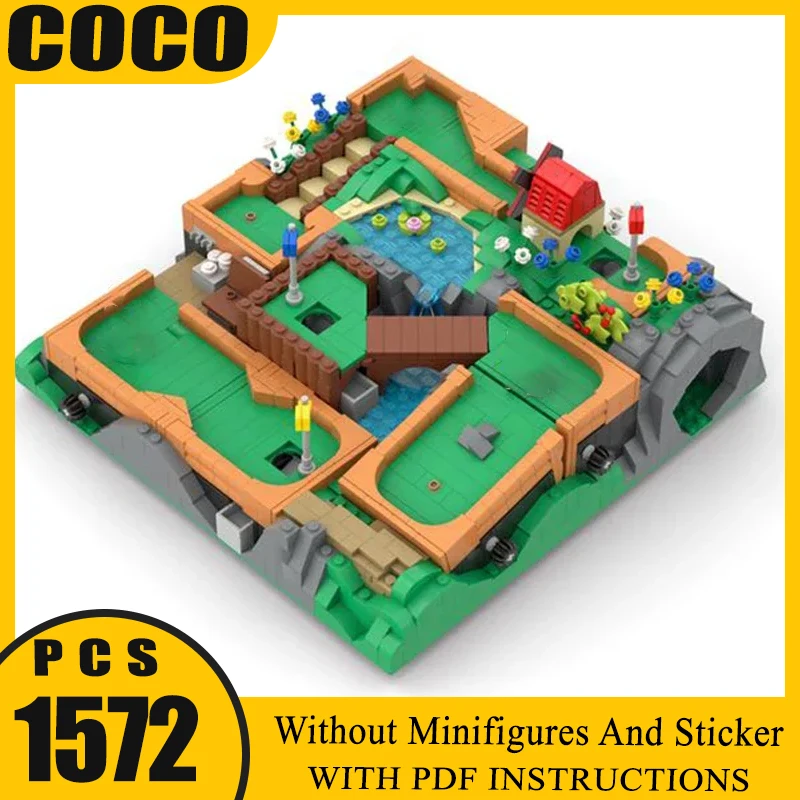 Городской вид на улицу Moc, строительные кирпичи, рабочие модели для мини-гольфа, технология, модульные блоки, замыкание, сделай сам, сборка игрушек 
Городской вид на улицу Moc, строительные кирпичи, рабочие модели для мини-гольфа, технология, модульные блоки, замыкание, сделай сам, сборка игрушек