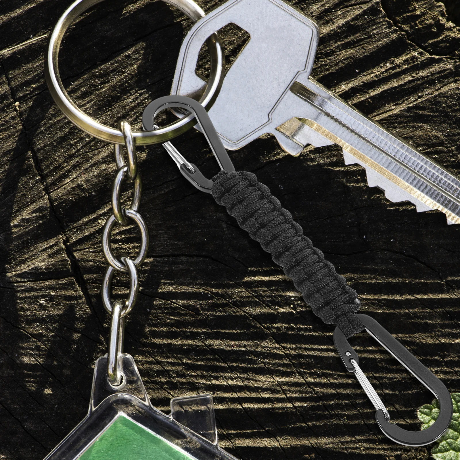 Paracord Keychain Carabiner Clip Heavy Duty Braided Lanyard Rope Key Ring Backpack Emergency Hiking Outdoor Water Bottle Clip
Paracord Keychain Carabiner Clip Heavy Duty Braided Lanyard Rope Key Ring Backpack Emergency Hiking Outdoor Water Bottle Clip