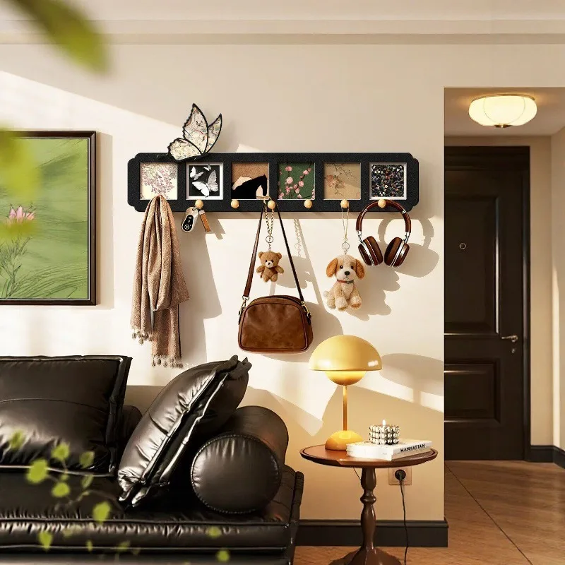 hole plate key storage, no punching of coat hooks, decorative hanging pictures on shelves
hole plate key storage, no punching of coat hooks, decorative hanging pictures on shelves
