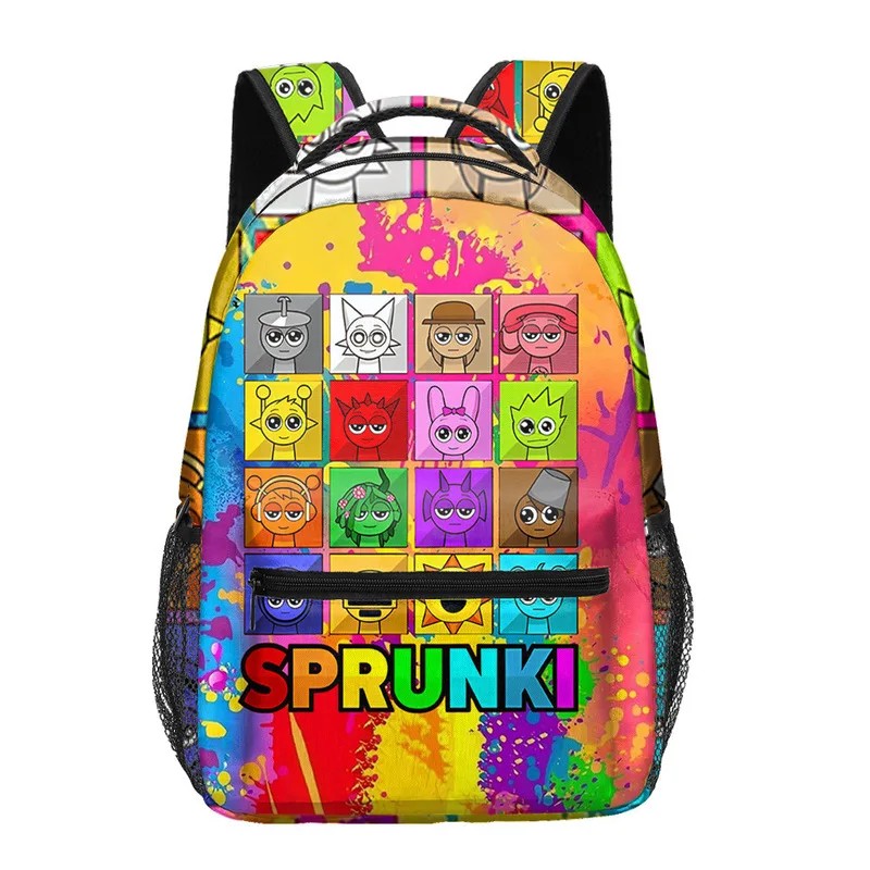 Explosions Sprunki Incredibox Rhythm Box Schoolbag Large-Capacity Full-Printed Backpack Fashion Animation Game Surrounding.
Explosions Sprunki Incredibox Rhythm Box Schoolbag Large-Capacity Full-Printed Backpack Fashion Animation Game Surrounding.