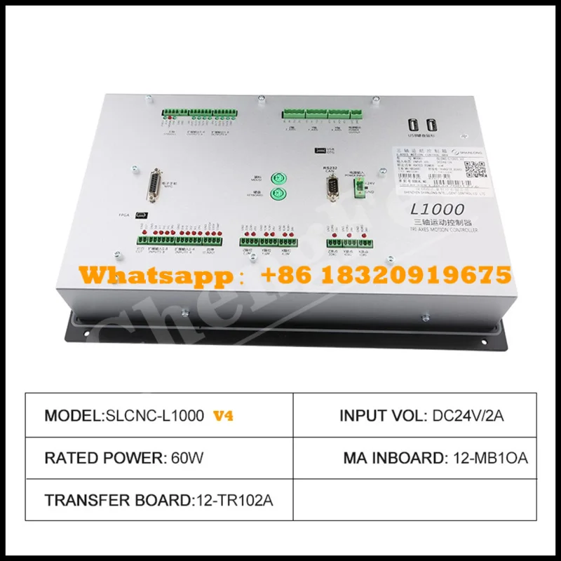 NEW Shanlong L1000 V4 ATC control system 3-axis Ci1030CNC motion controller USB interface engraving and milling machine
NEW Shanlong L1000 V4 ATC control system 3-axis Ci1030CNC motion controller USB interface engraving and milling machine