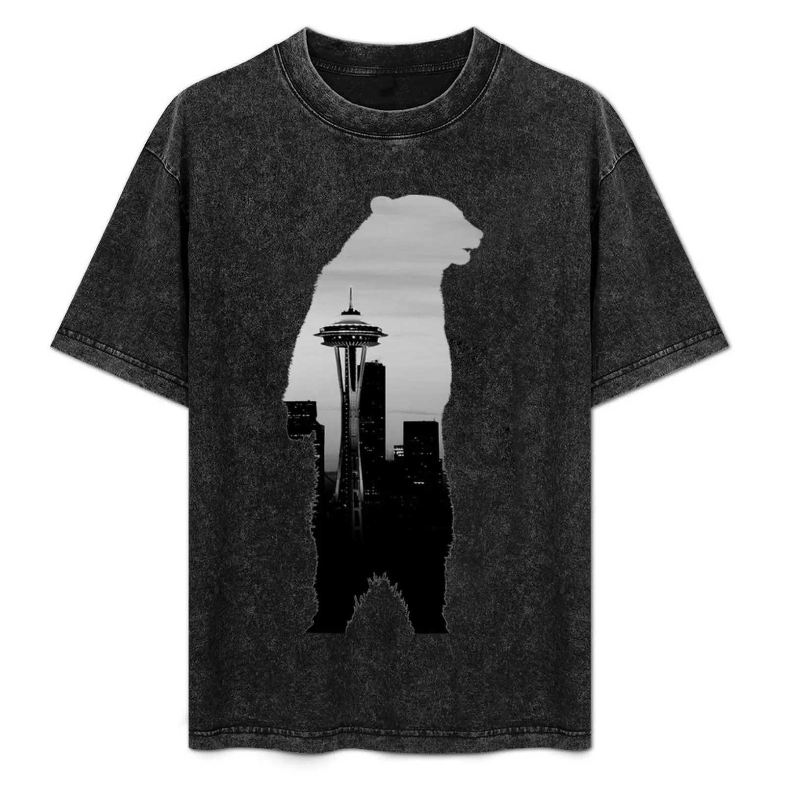 Space Needle Bear T-Shirt All Match Print Short Sleeve Top
Space Needle Bear T-Shirt All Match Print Short Sleeve Top
