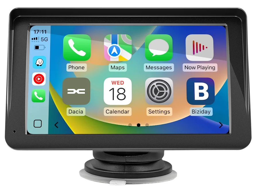 X5300 Wireless Car Playback Screen, 7-Inch CarPlay Touch Screen with Android Auto & Mirror Link, Navigation Car Monitor
X5300 Wireless Car Playback Screen, 7-Inch CarPlay Touch Screen with Android Auto & Mirror Link, Navigation Car Monitor