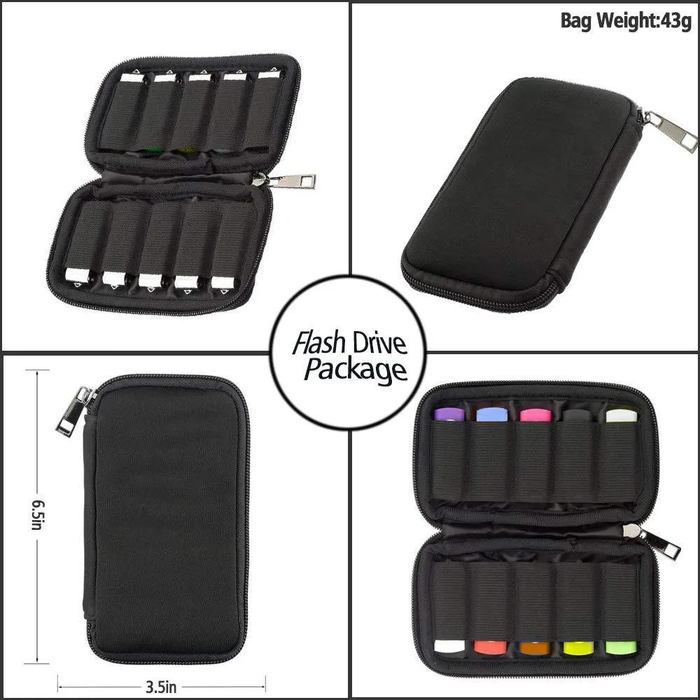 Portable storage bag for USB flash drives and U shields, large-capacity black protective cover bag for USB flash drives.
Portable storage bag for USB flash drives and U shields, large-capacity black protective cover bag for USB flash drives.