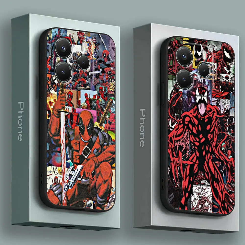 Deadpool Comics Marvel Venom Phone Funda For Redmi 15C 14C 13C 12C Back Cover For Redmi Note 15 14 13 12 Pro Plus 11 10 Pro Case
Deadpool Comics Marvel Venom Phone Funda For Redmi 15C 14C 13C 12C Back Cover For Redmi Note 15 14 13 12 Pro Plus 11 10 Pro Case
