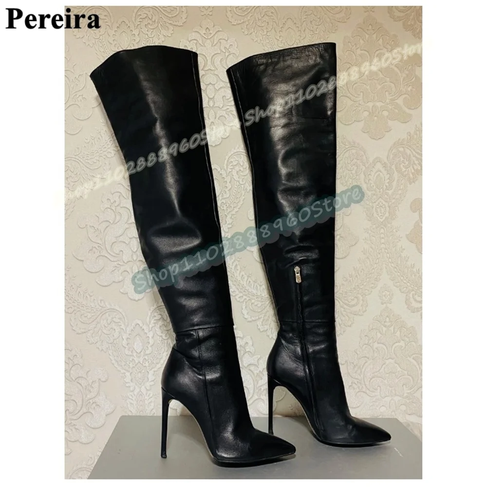 Sexy Over The Knee Black Slim Pointy Boots Stilettos High Heel Women Shoes Side Zipper Pointed Open Toe 2026 Zapatos Para Mujer
Sexy Over The Knee Black Slim Pointy Boots Stilettos High Heel Women Shoes Side Zipper Pointed Open Toe 2026 Zapatos Para Mujer