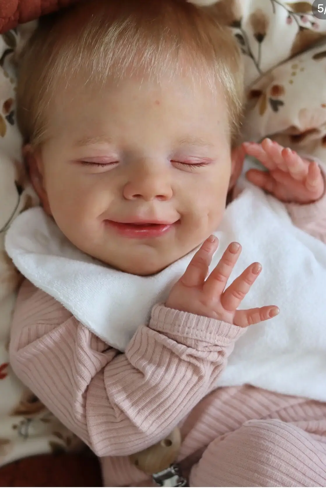 NPK 49CM Full Body Reborn Doll Sleeping April Smile Baby Hand Made High Quality Doll lifelike Real Baby Collectible Art Doll
NPK 49CM Full Body Reborn Doll Sleeping April Smile Baby Hand Made High Quality Doll lifelike Real Baby Collectible Art Doll