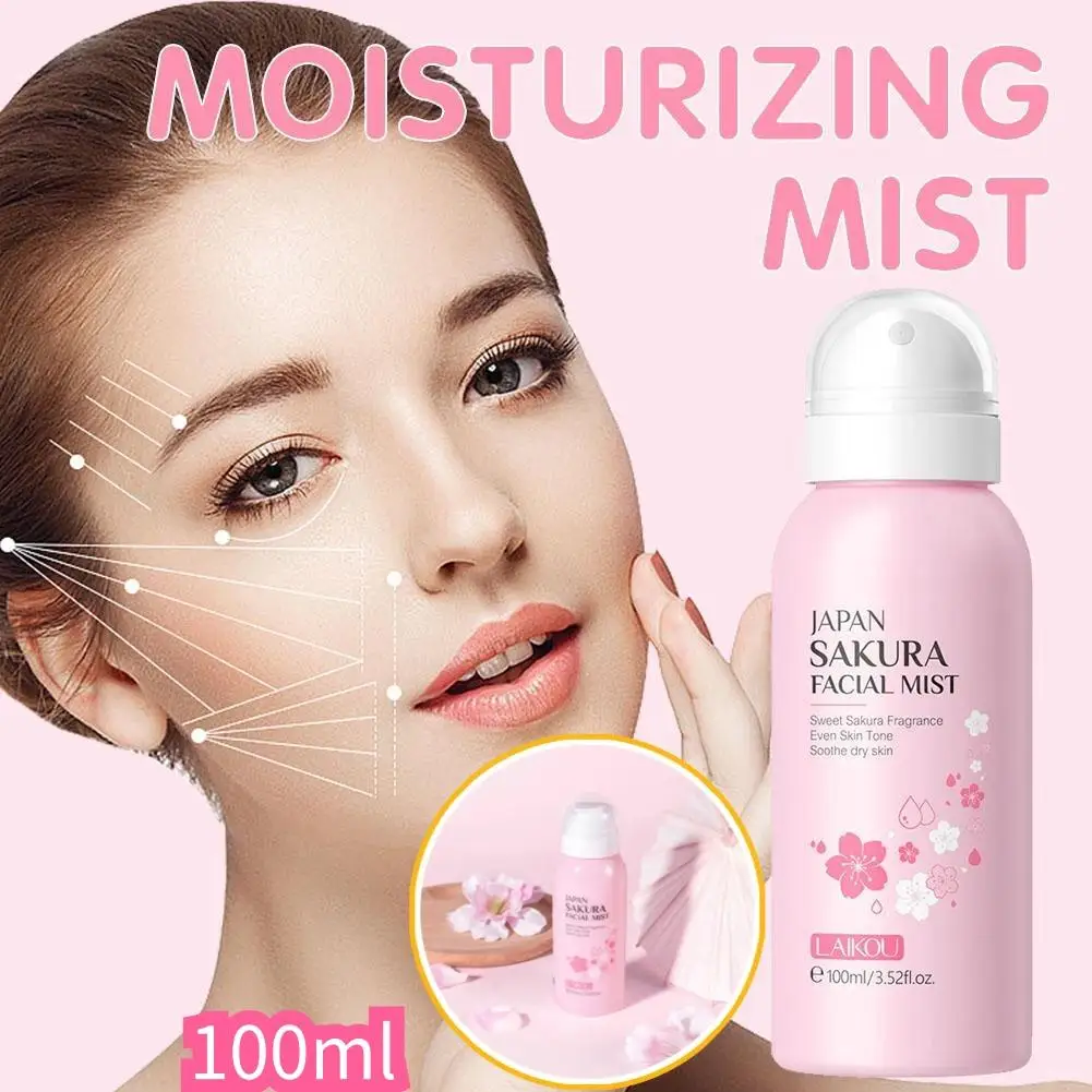 For LAIKOU Sakura Toner Hydrating Moisturize Gentle Repair Brightening Skin Improve Glow Serum Toner Spray 100ml
For LAIKOU Sakura Toner Hydrating Moisturize Gentle Repair Brightening Skin Improve Glow Serum Toner Spray 100ml
