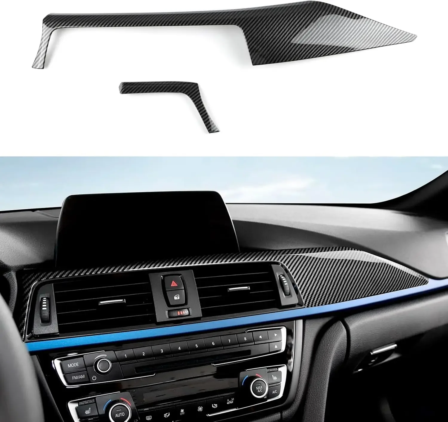 For BMW F30 Dashboard Panel Cover ABS Carbon Fiber Style Interior Trim for 2013-2018 3 Series F30 F31 F32 F33 F34 F36 328i 320i
For BMW F30 Dashboard Panel Cover ABS Carbon Fiber Style Interior Trim for 2013-2018 3 Series F30 F31 F32 F33 F34 F36 328i 320i