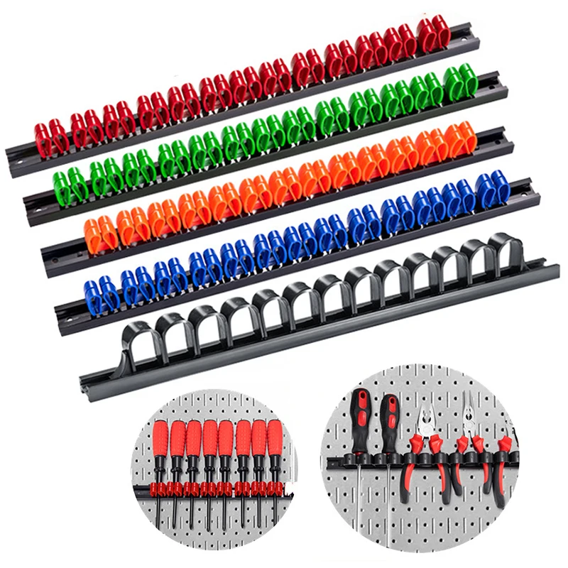 6/10pcs Plastic Screwdriver Organizer Wall Mount Wrench Vice Storage Holder Garage Workshop Hardware Tools Display Rack
6/10pcs Plastic Screwdriver Organizer Wall Mount Wrench Vice Storage Holder Garage Workshop Hardware Tools Display Rack
