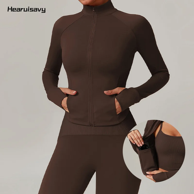 Hearuisavy Casual Slim Workout Jackets Women Zipper Long Sleeve Shirts Female Sports Activewear Quick-Dry Running Yoga Clothes
Hearuisavy Casual Slim Workout Jackets Women Zipper Long Sleeve Shirts Female Sports Activewear Quick-Dry Running Yoga Clothes