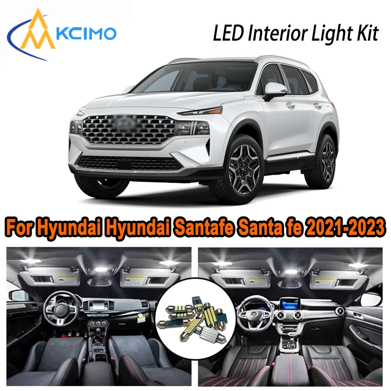 Для Hyundai Hyundai Santafe Santa fe 2021-2023 2022 2023, светодиодный внутренний купол, карта багажника, комплект автомобильных светодиодных ламп Canbus без ошибок
Для Hyundai Hyundai Santafe Santa fe 2021-2023 2022 2023, светодиодный внутренний купол, карта багажника, комплект автомобильных светодиодных ламп Canbus без ошибок