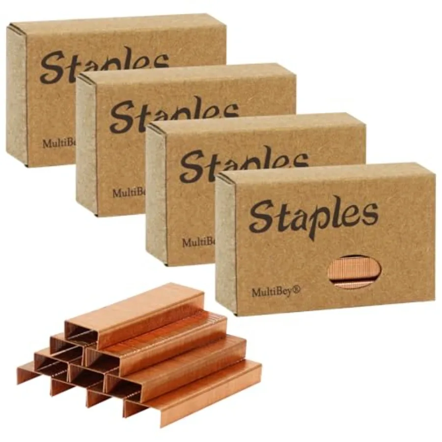 Rose Gold Staples Stapler Refill Standard Size #12 4 Boxes per Pack Rose Gold
Rose Gold Staples Stapler Refill Standard Size #12 4 Boxes per Pack Rose Gold