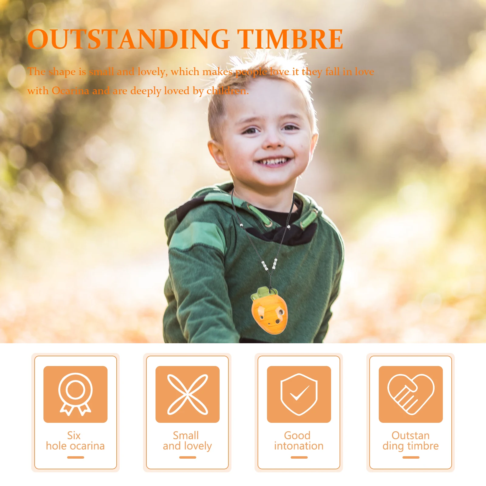 High-Quality 6-Hole Ocarina Ceramic Beginner Musical Instrument Lightweight Compact Practice Wind Instrument for Kids Adults
High-Quality 6-Hole Ocarina Ceramic Beginner Musical Instrument Lightweight Compact Practice Wind Instrument for Kids Adults