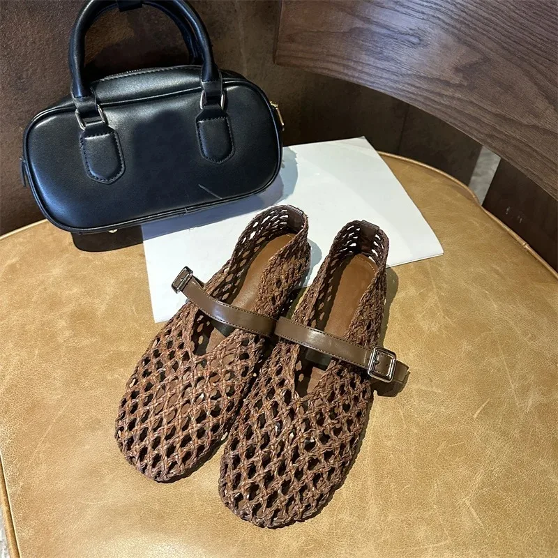 Summer Hollow Out Mesh Flats Women Sandals Fashion Buckle Strap Loafers Ladies Casual Mary Jane Shoes Woman Sandals Women
Summer Hollow Out Mesh Flats Women Sandals Fashion Buckle Strap Loafers Ladies Casual Mary Jane Shoes Woman Sandals Women
