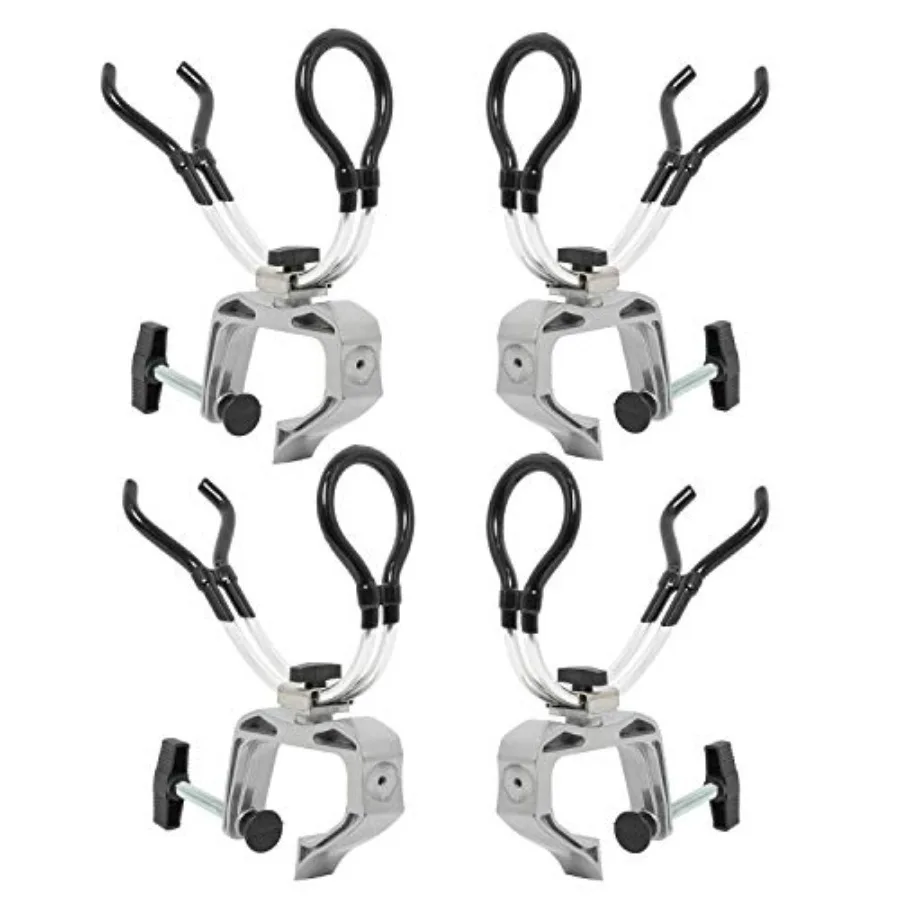 4 Pack of Aluminum Alloy Boat Rods Holder with Clamp Adjustable Up and Down and 360 Degree Rotatable Fishing Rod Racks
4 Pack of Aluminum Alloy Boat Rods Holder with Clamp Adjustable Up and Down and 360 Degree Rotatable Fishing Rod Racks