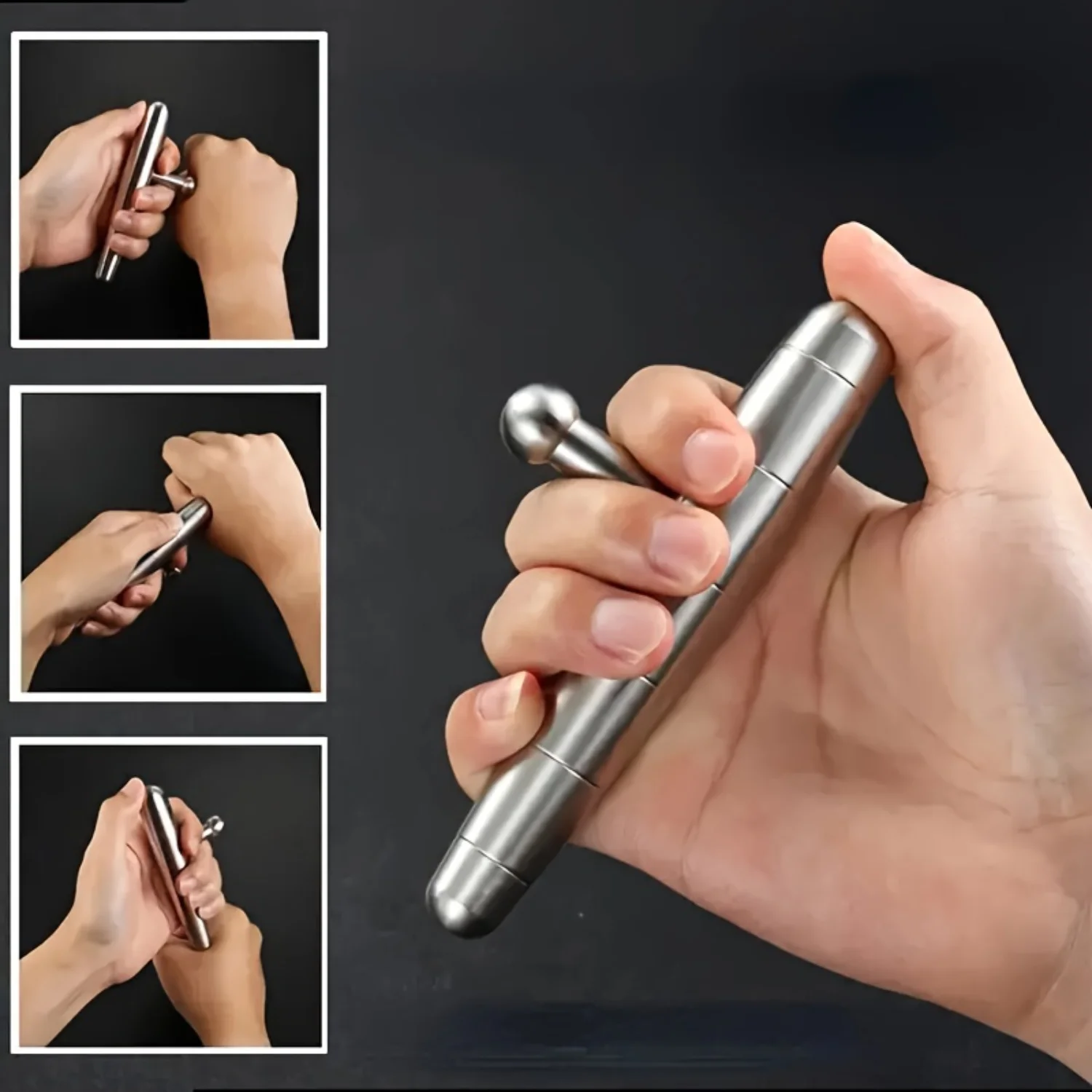 2-Pack Stainless Steel T-Shaped Acupressure Massage Tools - Full Body, Foot & Face Relief - Portable Wellness Kit with Glass Bre
2-Pack Stainless Steel T-Shaped Acupressure Massage Tools - Full Body, Foot & Face Relief - Portable Wellness Kit with Glass Bre