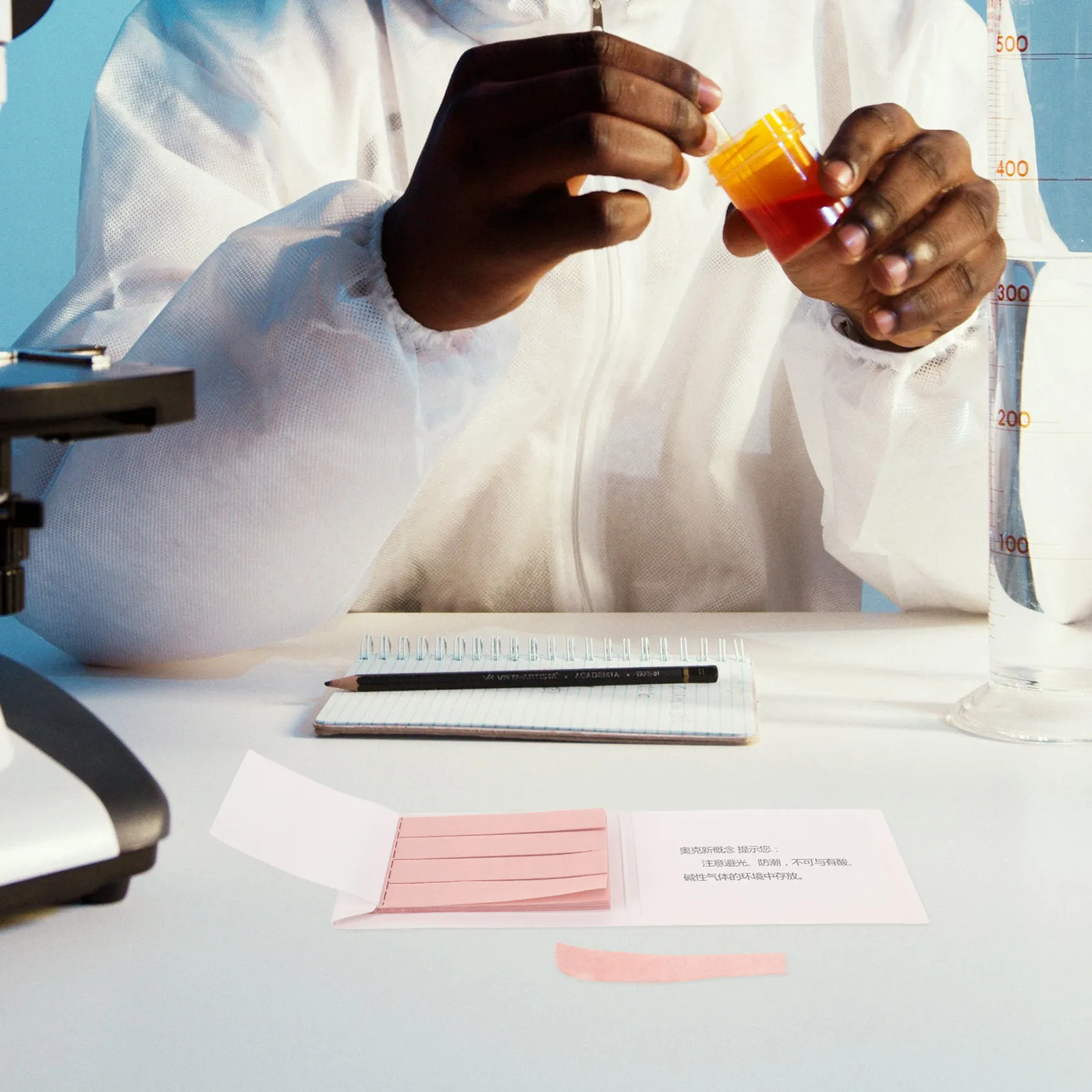 Red Litmus Paper Test Lab Alkaline Indicator Acid Base Tester Water pH Strips Litmus Paper for Laboratory Testing Portable Water 
Red Litmus Paper Test Lab Alkaline Indicator Acid Base Tester Water pH Strips Litmus Paper for Laboratory Testing Portable Water