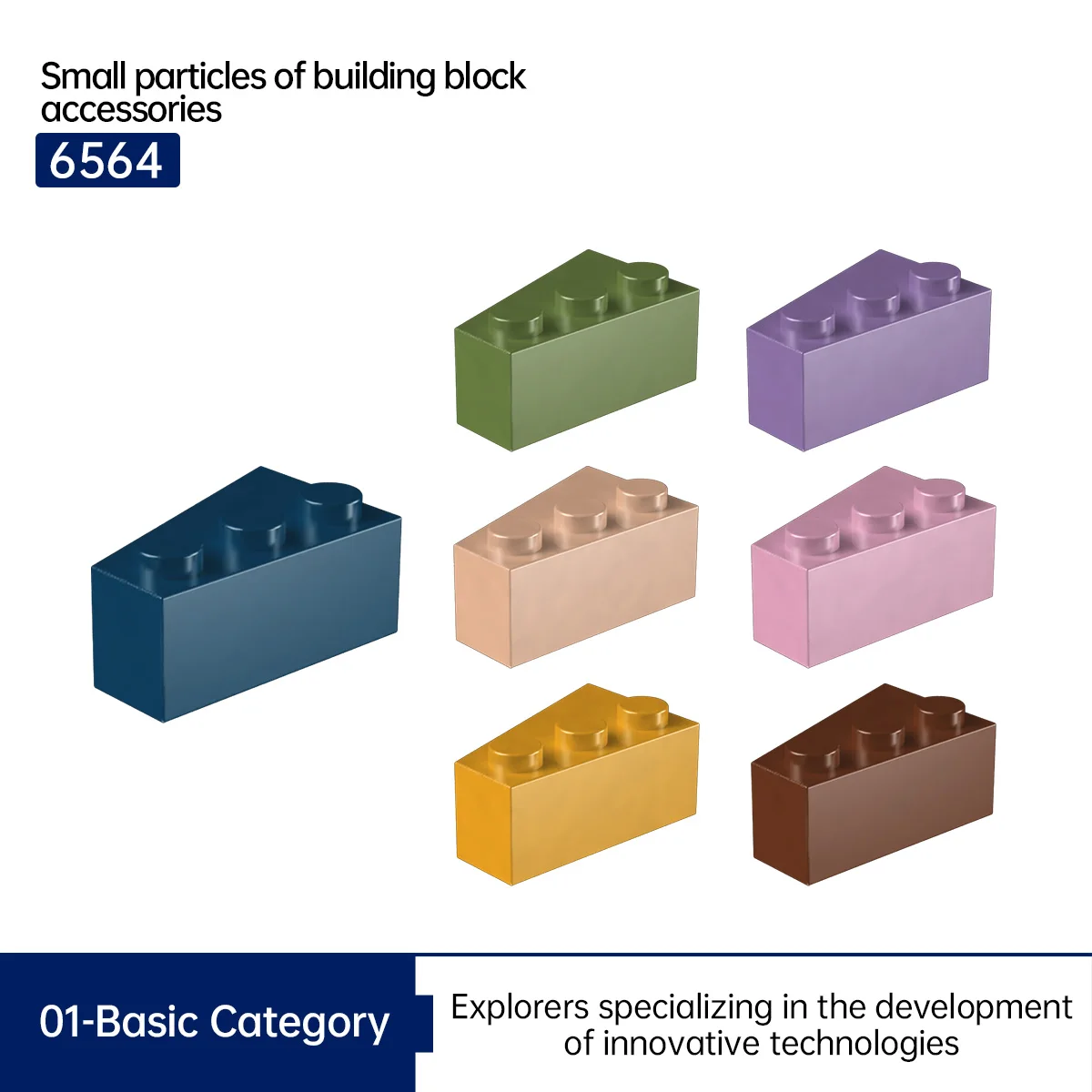 Precision Brick 63Pcs/Lot 6564 Wedge Brick 3X2 Right Basic Blocks Norm Classic Accessorie of Moc Compatibility with Logo Toys
Precision Brick 63Pcs/Lot 6564 Wedge Brick 3X2 Right Basic Blocks Norm Classic Accessorie of Moc Compatibility with Logo Toys