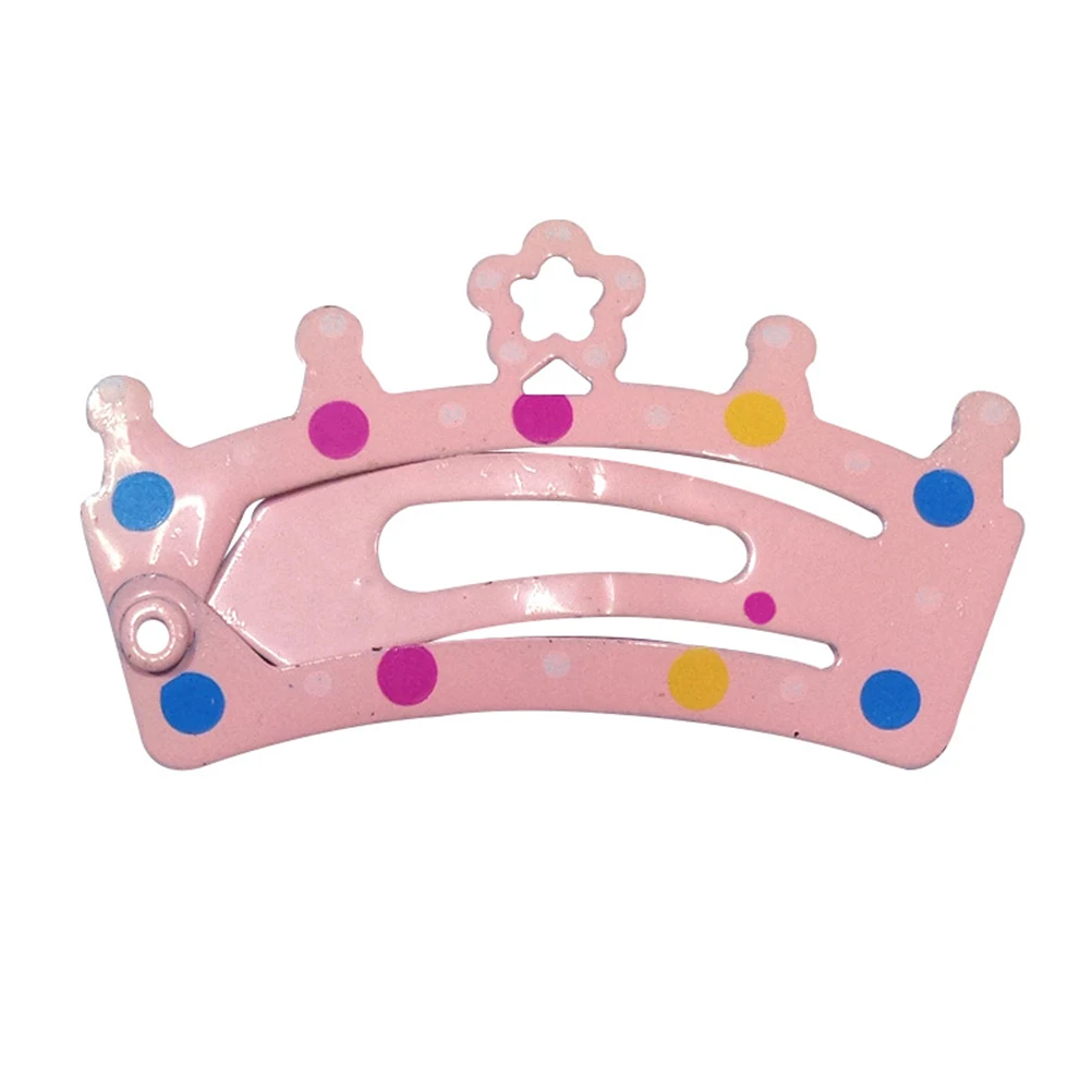 12pcs Crown Hairpins Girls Metal Snap Hair Clips Clips Bright Colors Snap Barrettes Metal Hairstyle Accessories
12pcs Crown Hairpins Girls Metal Snap Hair Clips Clips Bright Colors Snap Barrettes Metal Hairstyle Accessories