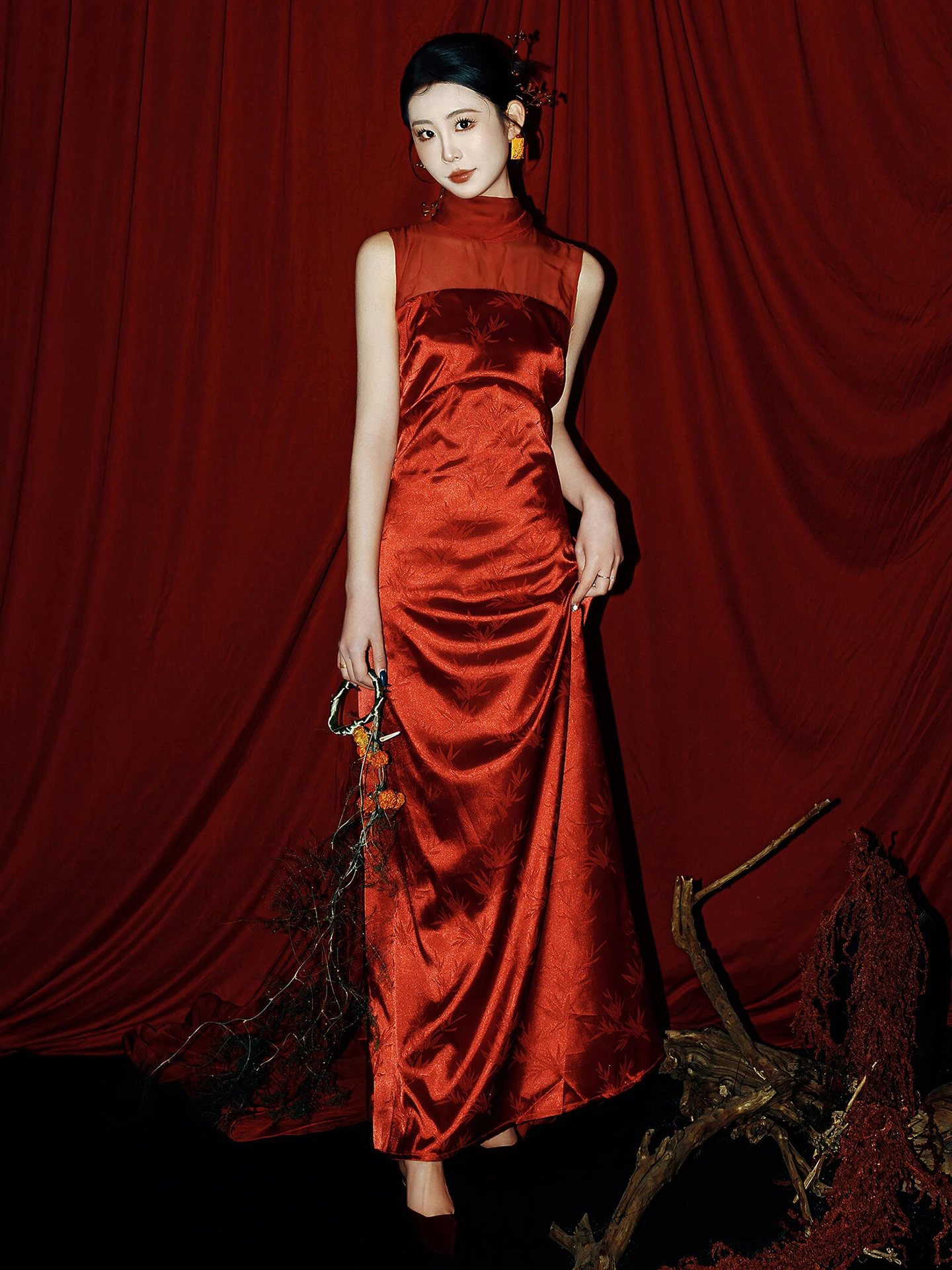 Новое китайское свадебное платье в винтажном стиле, красное, с длинной юбкой на молнии, для помолвки и свадьбы
Новое китайское свадебное платье в винтажном стиле, красное, с длинной юбкой на молнии, для помолвки и свадьбы