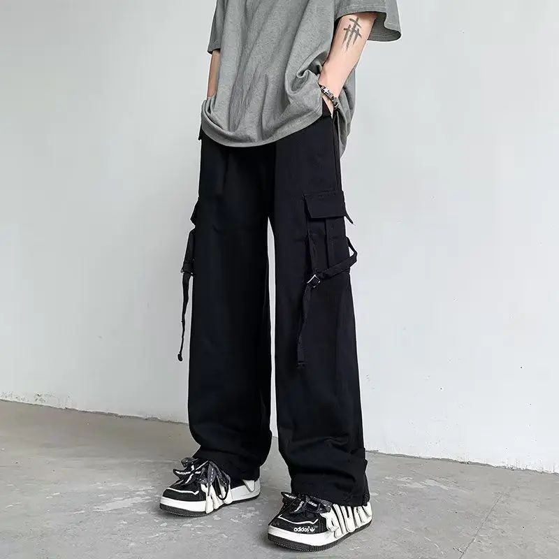 Japanese Retro Harajuku Pocket Work Pants Men New Trendy Versatile Loose Casual Straight Trousers
Japanese Retro Harajuku Pocket Work Pants Men New Trendy Versatile Loose Casual Straight Trousers