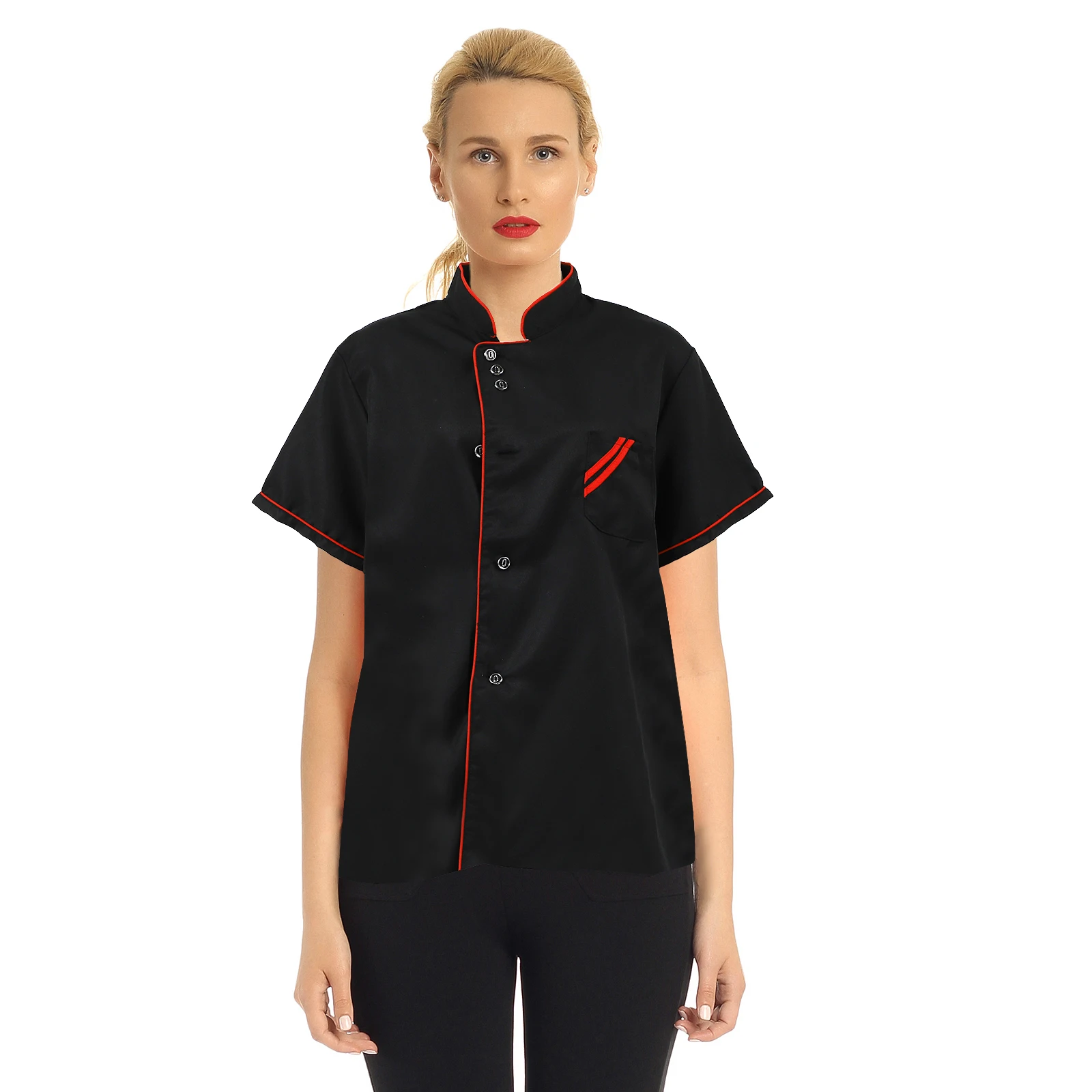 Premium Unisex Short Sleeve Chef Coat For Restaurant Hotel Kitchen Workwear Oil Resistant Easy Wash Loose Catering Jacket
Premium Unisex Short Sleeve Chef Coat For Restaurant Hotel Kitchen Workwear Oil Resistant Easy Wash Loose Catering Jacket