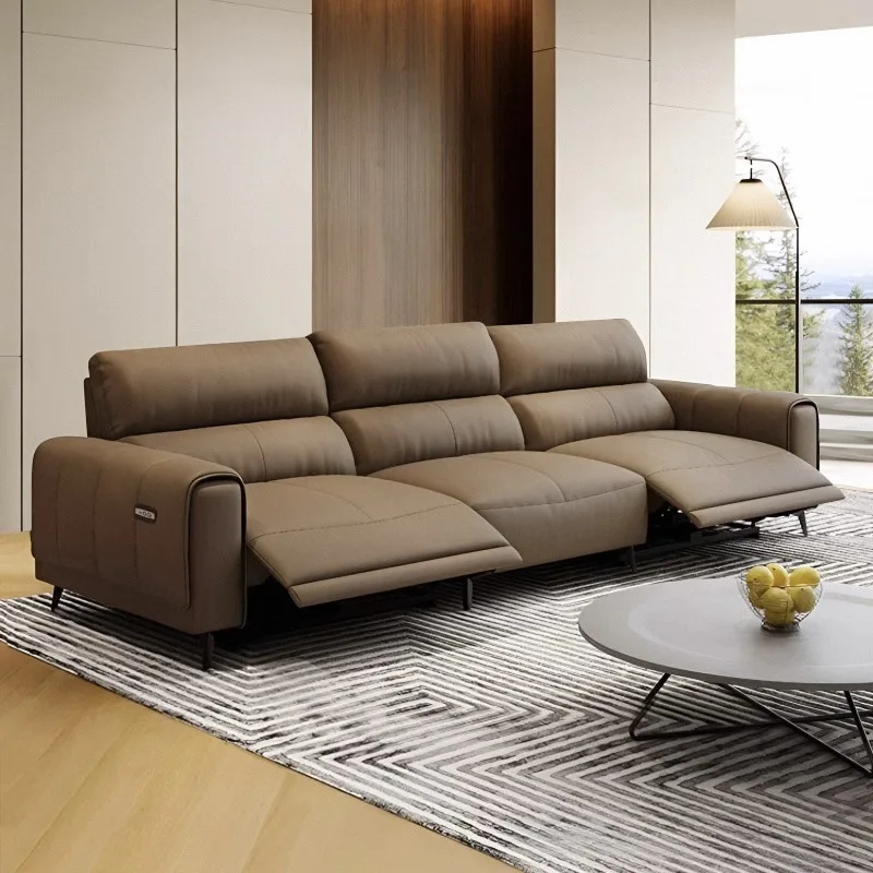 Luxury Electric Sofa Multi-functional Living Room Sofa Set Straight-row Intelligent Straight-row Space Cabin Leather Sofa
Luxury Electric Sofa Multi-functional Living Room Sofa Set Straight-row Intelligent Straight-row Space Cabin Leather Sofa