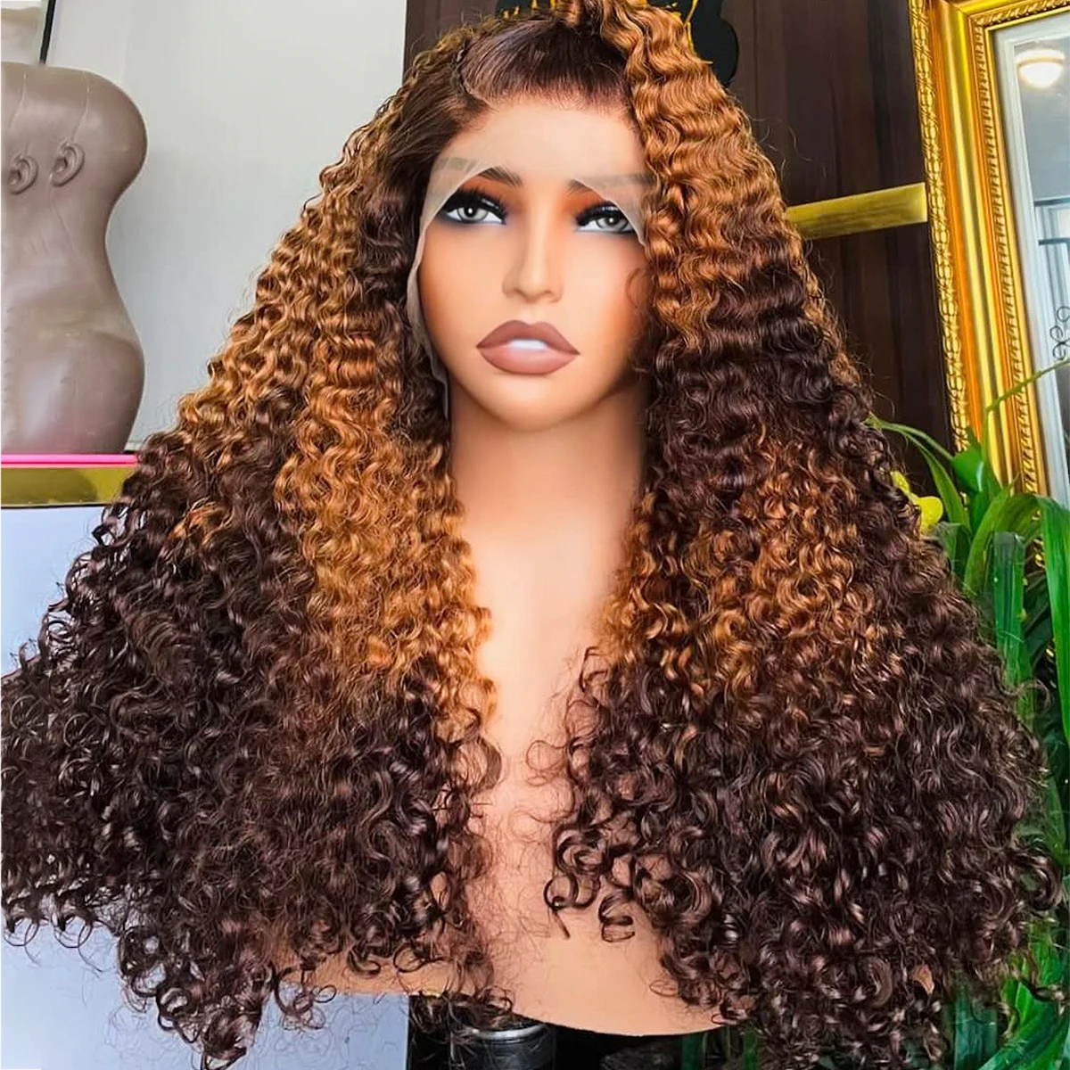 Highlight Ombre Kinky Curly 450 Density 13x6 HD Lace Frontal Wigs Human Hair 360 Glueless HD Lace Frontal 350 Colored Curly Wigs
Highlight Ombre Kinky Curly 450 Density 13x6 HD Lace Frontal Wigs Human Hair 360 Glueless HD Lace Frontal 350 Colored Curly Wigs