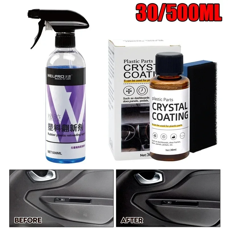 New 30/500ml Plastic Restorer for Car Easy To Use Plastic Part Refurbishment Crystal Coating Refurbish Agent Car Cleaning Agent
New 30/500ml Plastic Restorer for Car Easy To Use Plastic Part Refurbishment Crystal Coating Refurbish Agent Car Cleaning Agent