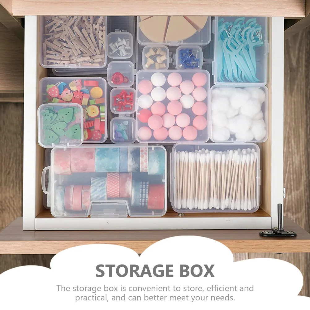 25pcs Beads Storage Box Small Jewelry Organizer Case Tabletop Collection Container For Embroidery Floss Button Accessories
25pcs Beads Storage Box Small Jewelry Organizer Case Tabletop Collection Container For Embroidery Floss Button Accessories