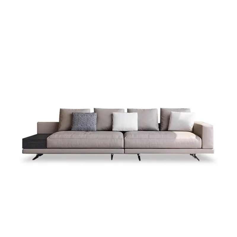 Italian minimalist designer leather sofa model room living room armrest multifunctional straight row villa sofa
Italian minimalist designer leather sofa model room living room armrest multifunctional straight row villa sofa
