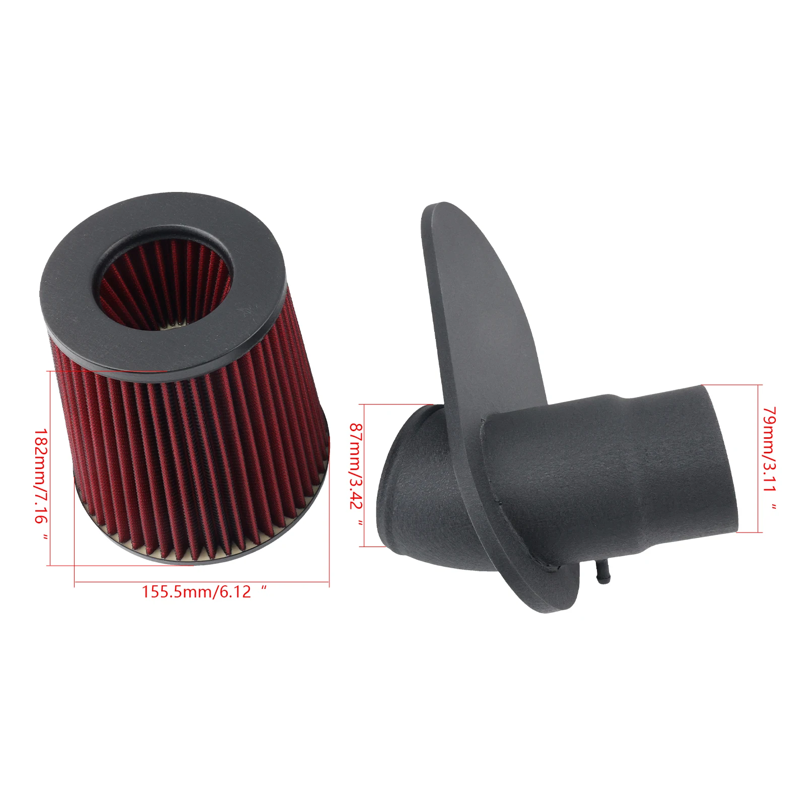 R600 Racing Line Cold Air Intake Kit Dry Air Filter For VW Golf GTI Mk7 JQG-165
R600 Racing Line Cold Air Intake Kit Dry Air Filter For VW Golf GTI Mk7 JQG-165