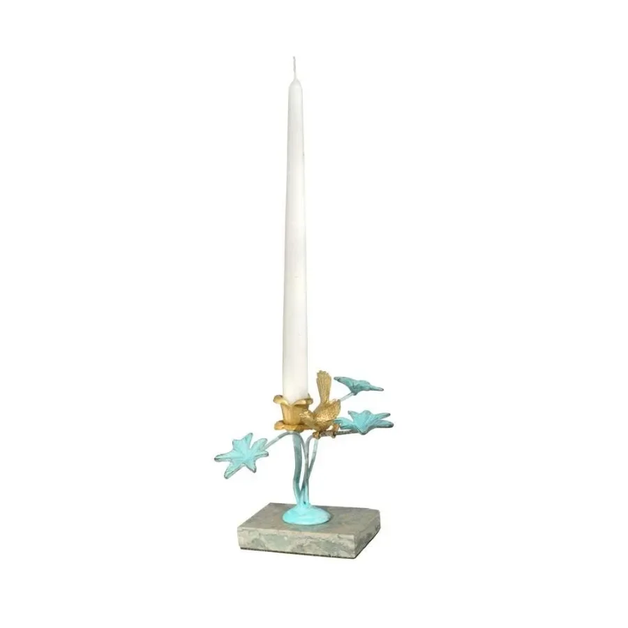 Bird Candle Holder Blue in finish
Bird Candle Holder Blue in finish