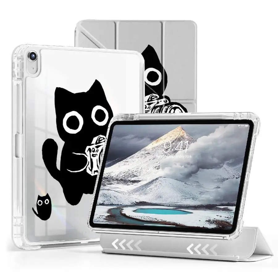 Чехол-подставка для планшетов iPad Air 4, 5, M3, M2, M4, 11 дюймов (11-го, 10-го, 9-го, 8-го, 7-го поколений), 12.9 дюймов Pro 2025, Mini 6, 7 с возможностью фотосъемки
Чехол-подставка для планшетов iPad Air 4, 5, M3, M2, M4, 11 дюймов (11-го, 10-го, 9-го, 8-го, 7-го поколений), 12.9 дюймов Pro 2025, Mini 6, 7 с возможностью фотосъемки