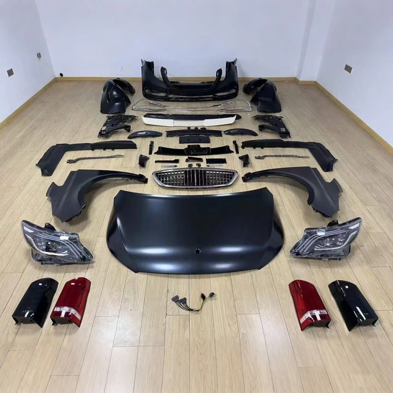 The body kit is suitable forVito, Viano, and models. It is used for modifying the bumper and converting t
The body kit is suitable forVito, Viano, and models. It is used for modifying the bumper and converting t