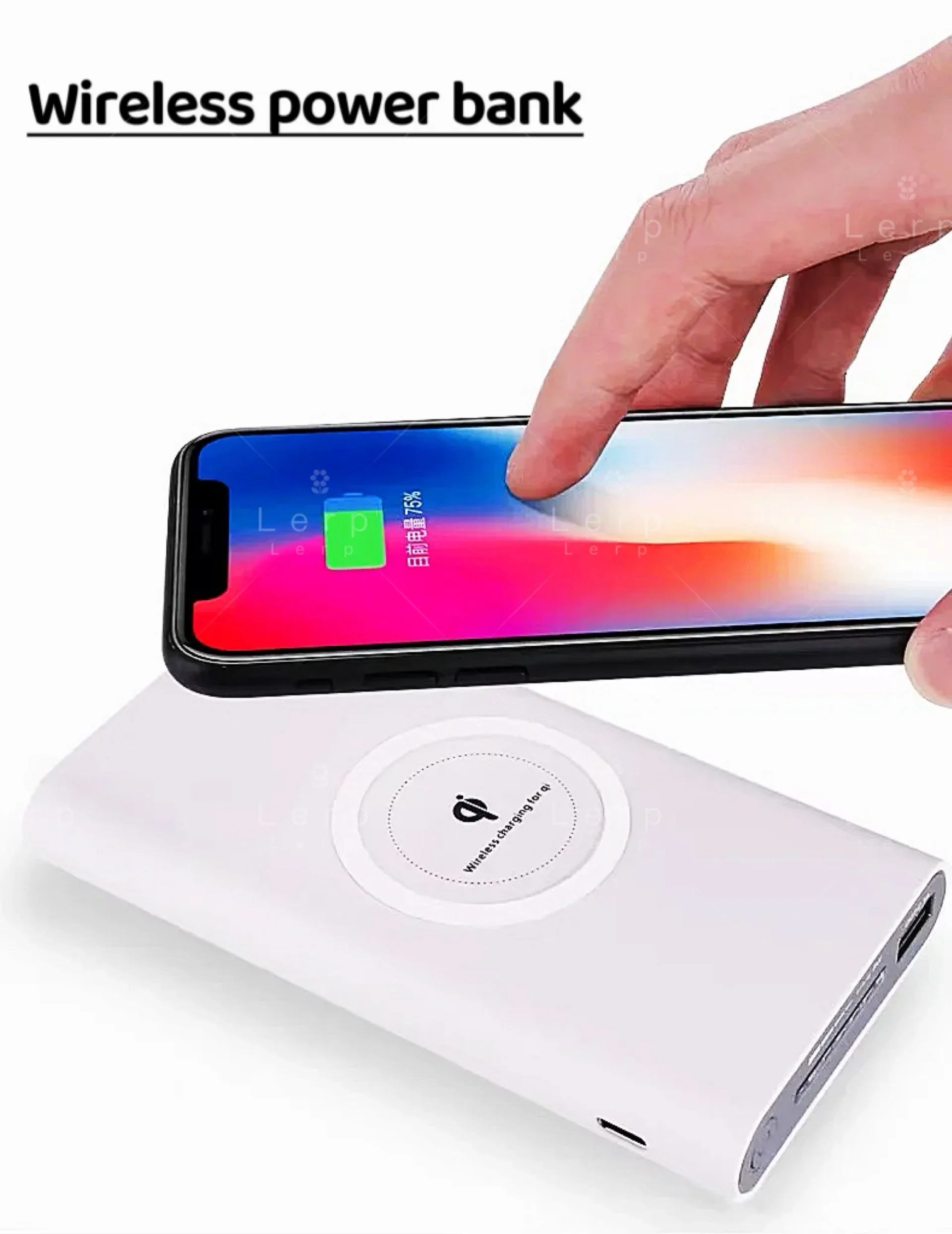 Wireless portable mobile power supply, 2 external battery chargers, iPhone and Android, 200,000 mAh, New Product, 2024
Wireless portable mobile power supply, 2 external battery chargers, iPhone and Android, 200,000 mAh, New Product, 2024