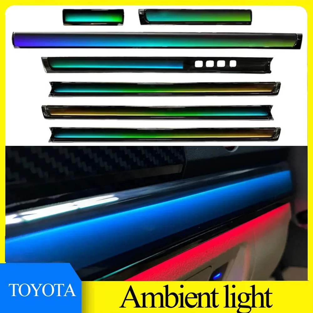 1:1 декоративная панель, светодиодная атмосферная лампа для Toyota LAND CRUISER 2010-2021, внутреннее освещение, окружающий свет, звуковой сигнал, кольцо
1:1 декоративная панель, светодиодная атмосферная лампа для Toyota LAND CRUISER 2010-2021, внутреннее освещение, окружающий свет, звуковой сигнал, кольцо